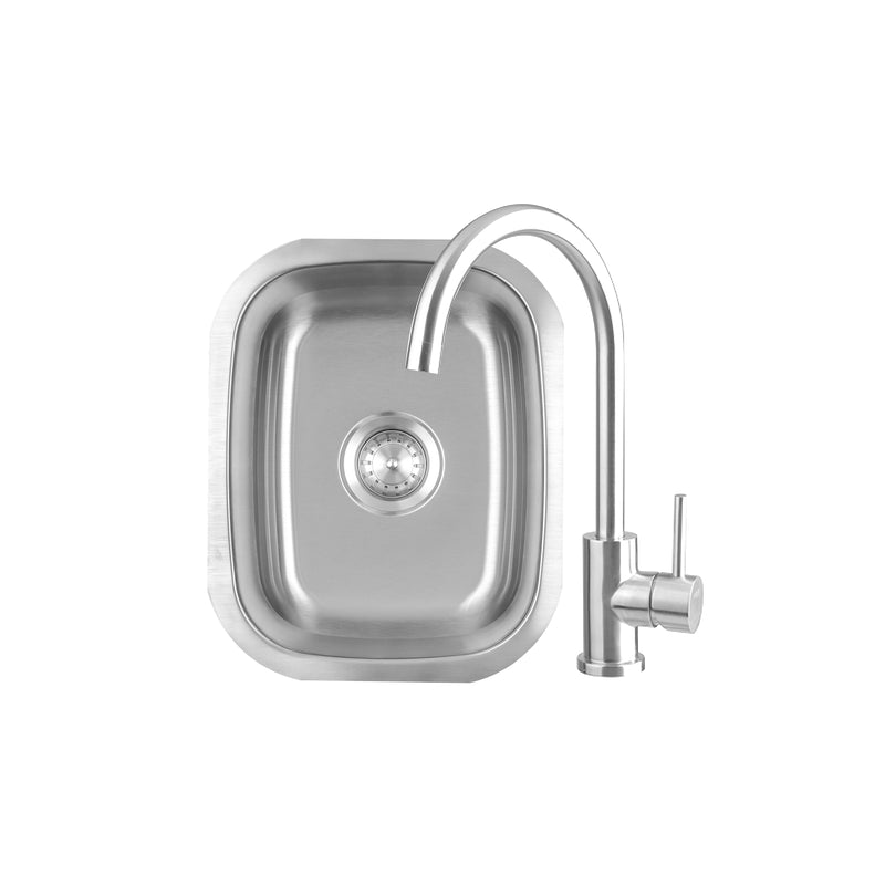 Load image into Gallery viewer, 19"x 15" Undermount Sink