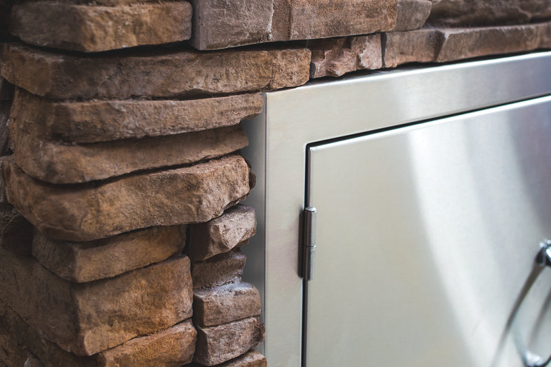 Load image into Gallery viewer, 20" Trash (or) LP Tank Pullout Drawer Masonry Frame Return
