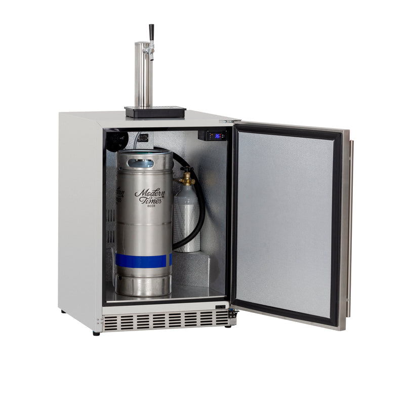 Load image into Gallery viewer, 6.6c Deluxe Outdoor Rated Kegerator - No Tap