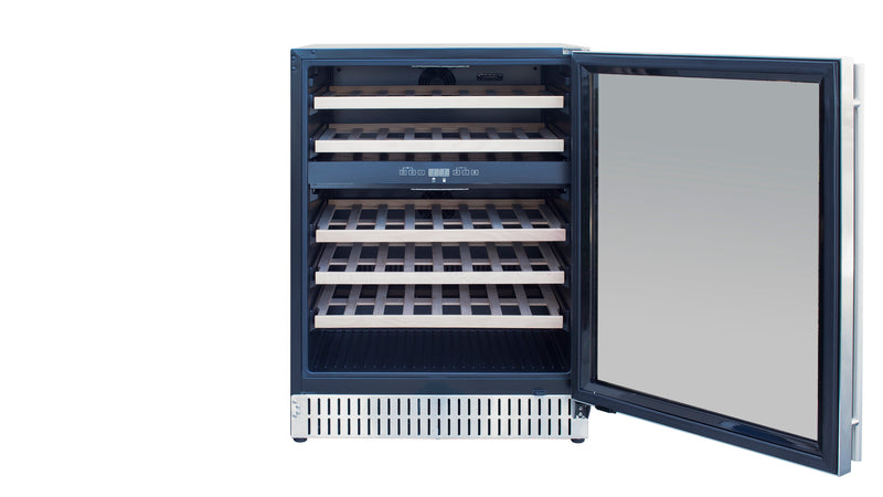 Load image into Gallery viewer, 24" Outdoor Rated Dual Zone Wine Cooler