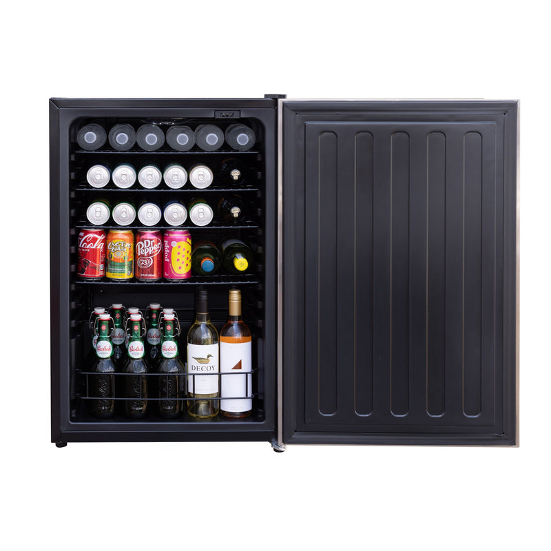 Load image into Gallery viewer, Deluxe Outdoor Approved Refrigerator with Stainless Steel Door and Handle (4.1c) - NEW REVERSIBLE DOOR