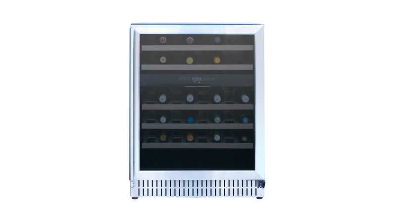 Load image into Gallery viewer, 24" Outdoor Rated Dual Zone Wine Cooler
