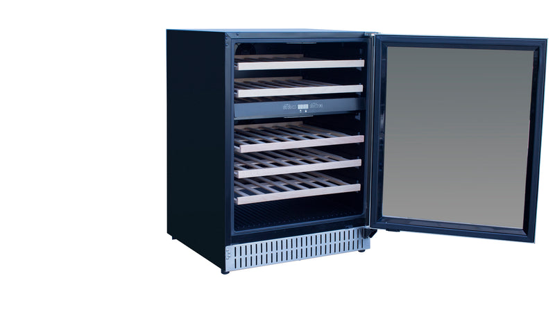 Load image into Gallery viewer, 24" Outdoor Rated Dual Zone Wine Cooler