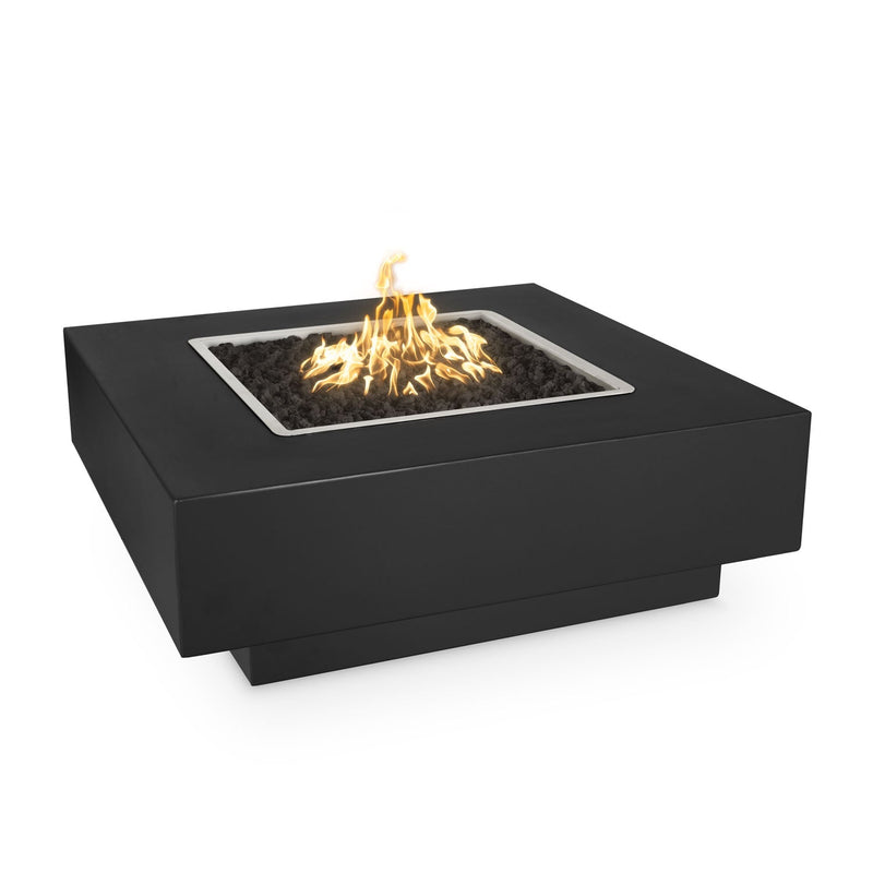 Load image into Gallery viewer, The Outdoor Plus Cabo Square Gas Fire Pit – Powder Coated Steel (36", 48")