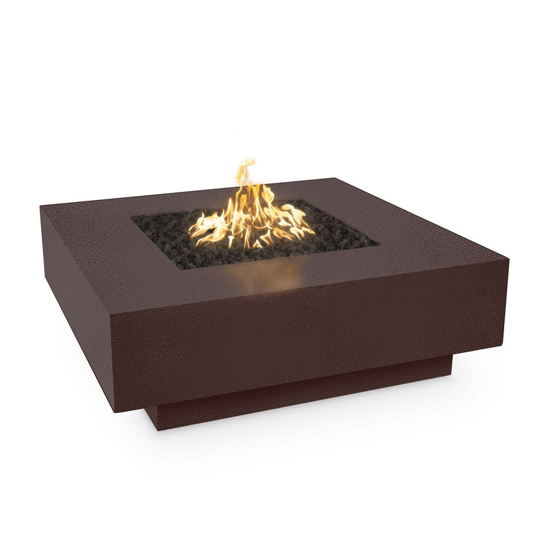 Load image into Gallery viewer, The Outdoor Plus Cabo Square Gas Fire Pit – Powder Coated Steel (36", 48")