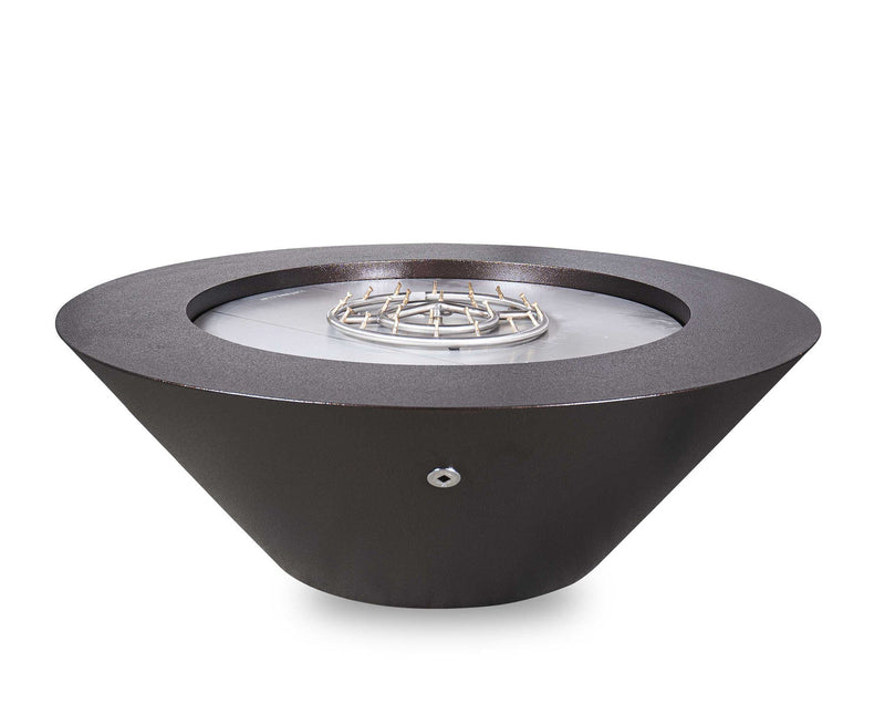 Load image into Gallery viewer, The Outdoor Plus Cazo Wide Ledge Gas Fire Pit – Powder Coated Steel (48", 60")