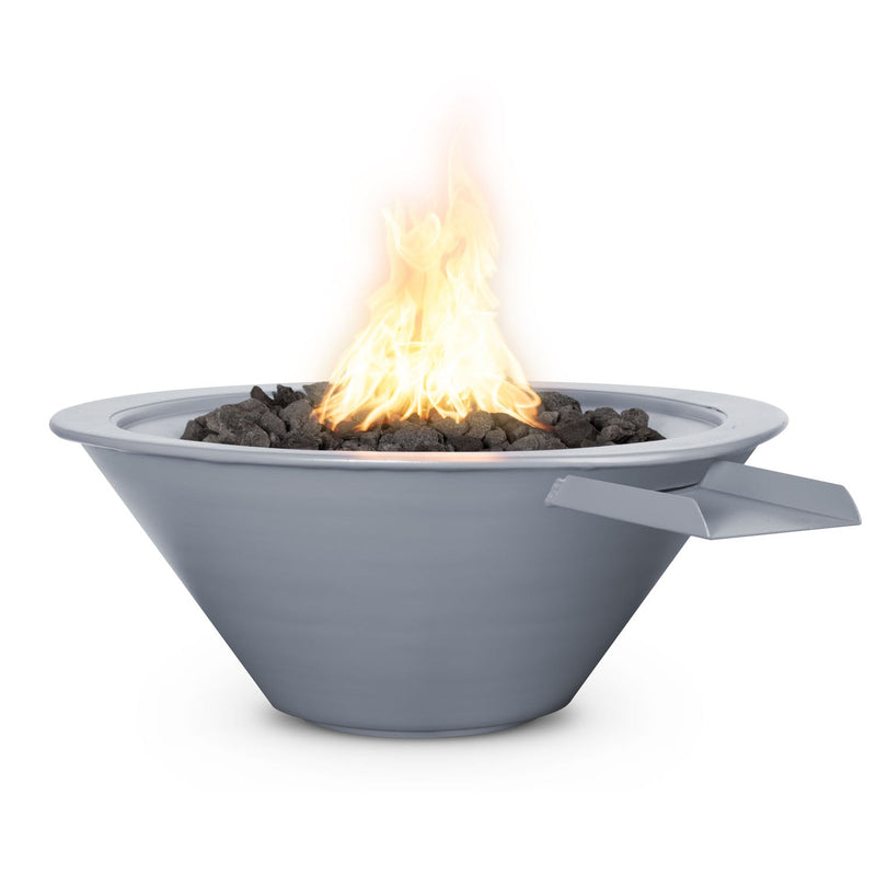 Load image into Gallery viewer, The Outdoor Plus Cazo Fire & Water Bowl – Powder Coated Steel (24", 30", 36")