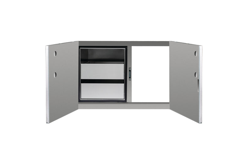 Load image into Gallery viewer, Summerset Grills 36" 2-Drawer Dry Storage Pantry & Access Door Combo