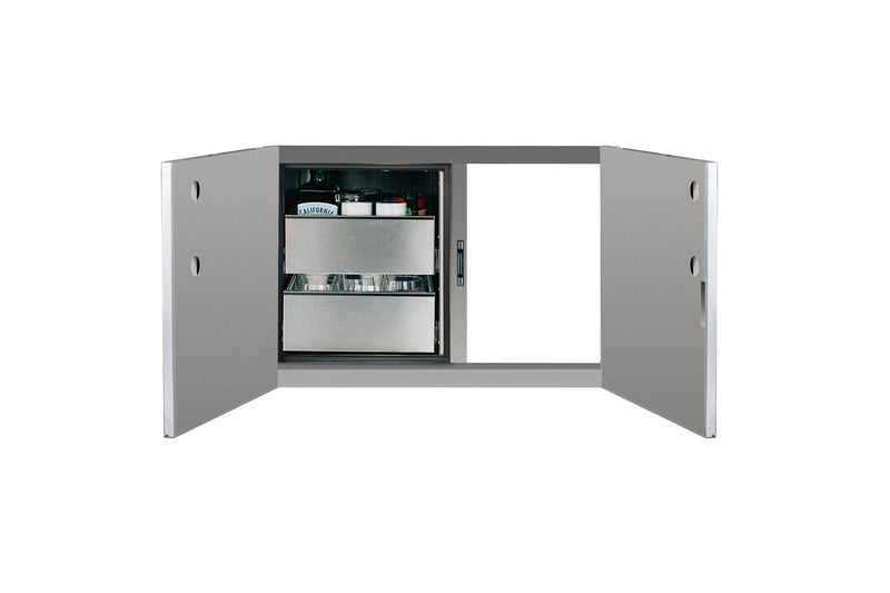 Load image into Gallery viewer, Summerset Grills 36" 2-Drawer Dry Storage Pantry & Access Door Combo