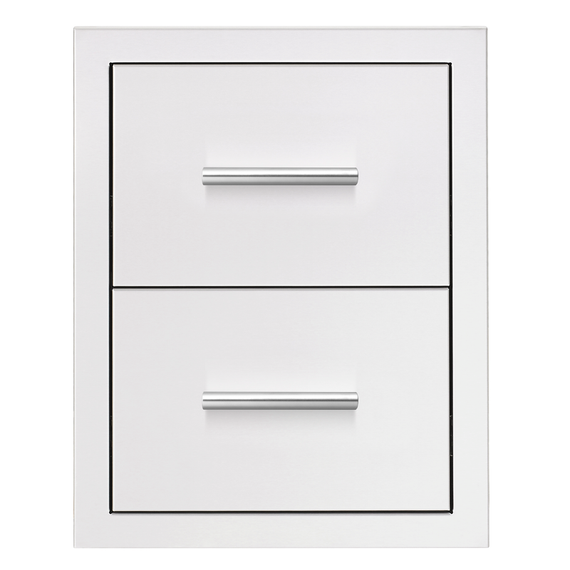 Load image into Gallery viewer, Summerset Grills 17" Double Drawer Masonry Frame Return