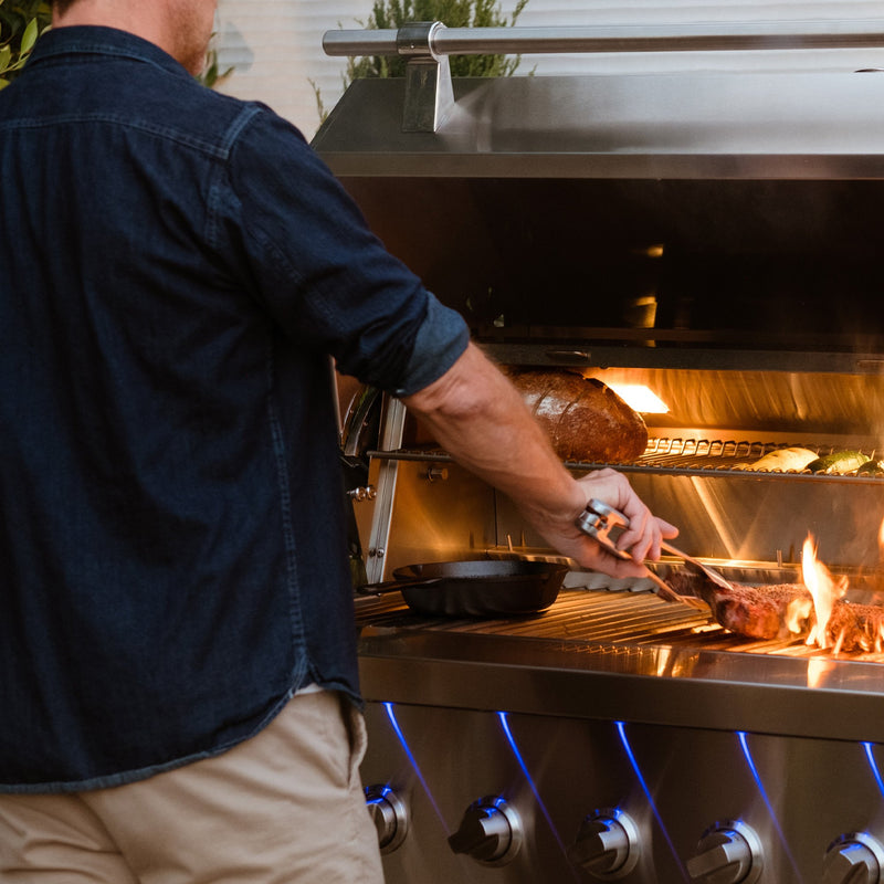 Load image into Gallery viewer, American Made Grills - Encore - Hybrid - Includes: Grill Cover, Drop-In Sear Burner, Rotisserie, Griddle Plate, Starter Kit, Care Kit