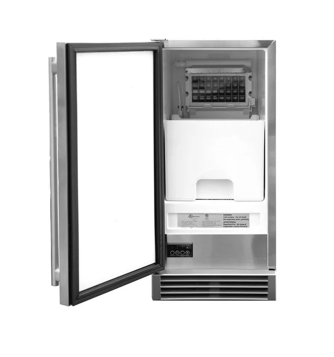 Load image into Gallery viewer, American Made Grills 15" Outdoor Rated Nugget Ice Maker – 50 lb