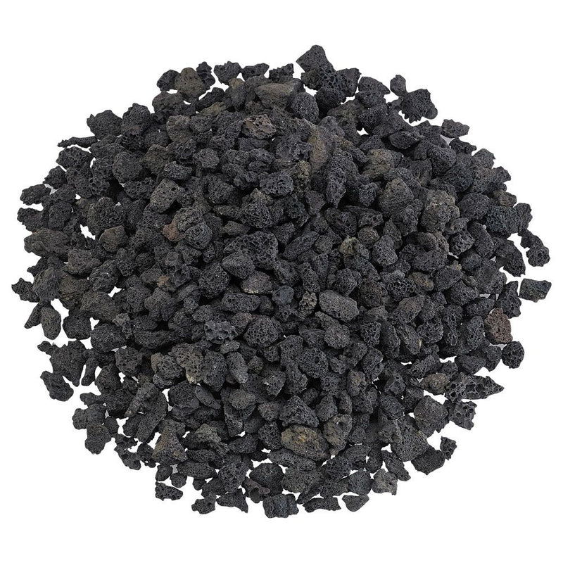 Load image into Gallery viewer, American Fire Glass Small Black Lava Rock – 10 lb Bag