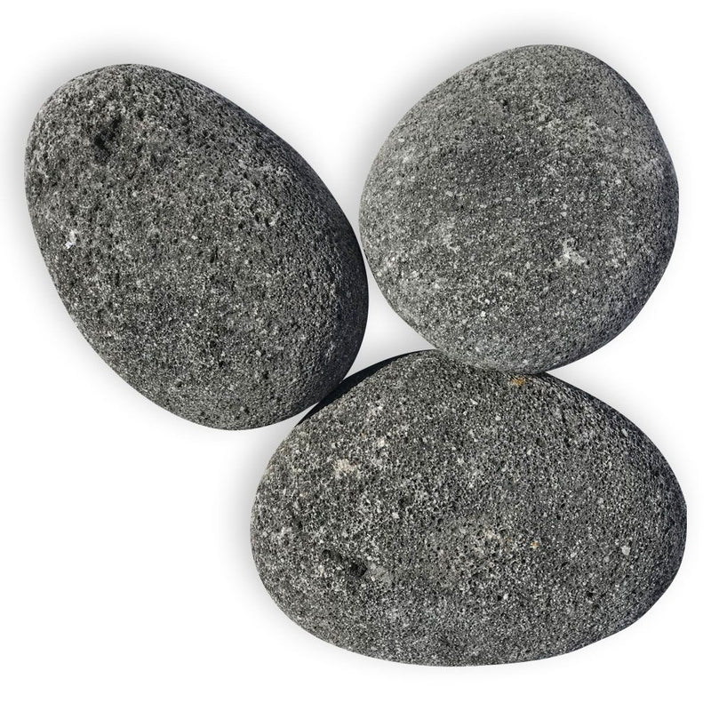 Load image into Gallery viewer, American Fire Glass Extra Large Gray Lava Stone (4"–6") – 10 lb Bag
