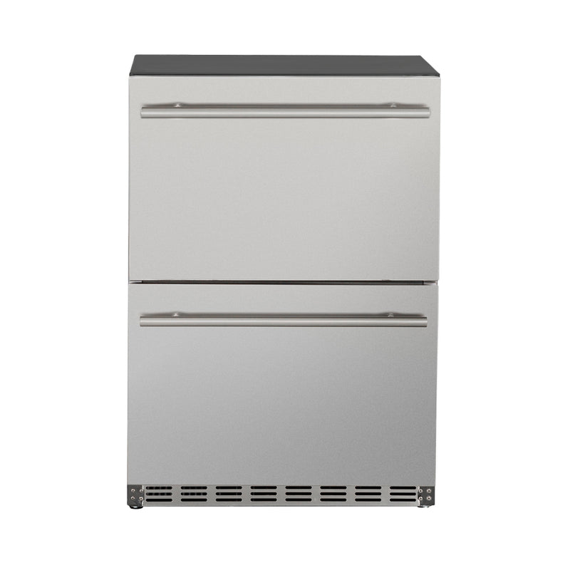 Load image into Gallery viewer, 24" Outdoor rated Double Drawer Refrigerator