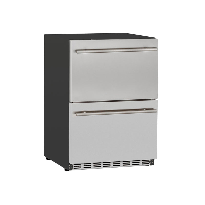 Load image into Gallery viewer, 24" Outdoor rated Double Drawer Refrigerator