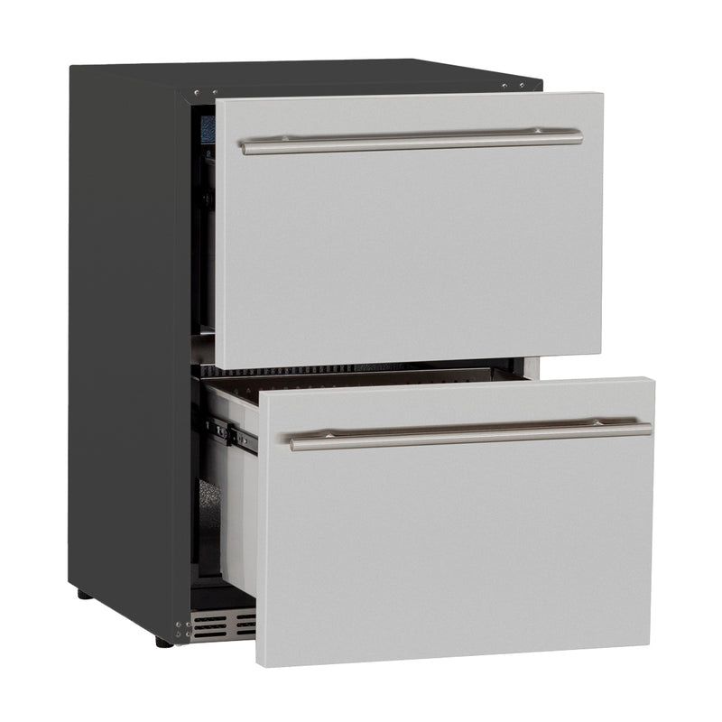 Load image into Gallery viewer, 24" Outdoor rated Double Drawer Refrigerator