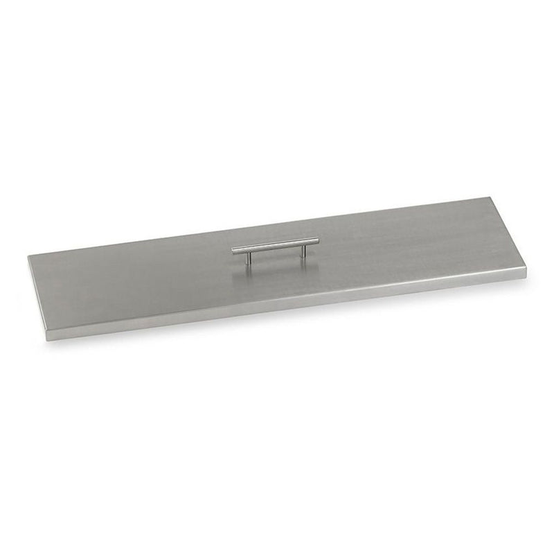 Load image into Gallery viewer, American Fire Glass Linear Stainless Steel Drop-In Fire Pit Pan Cover