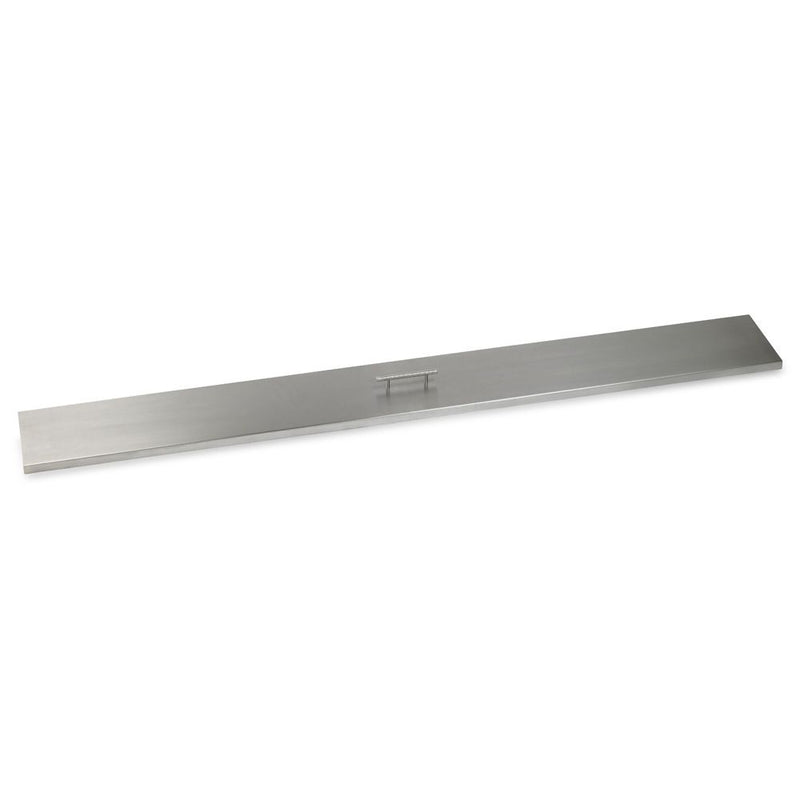 Load image into Gallery viewer, American Fire Glass Linear Stainless Steel Drop-In Fire Pit Pan Cover