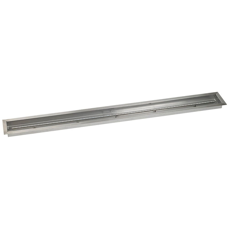 Load image into Gallery viewer, American Fire Glass Linear Stainless Steel Drop-In Fire Pit Pan