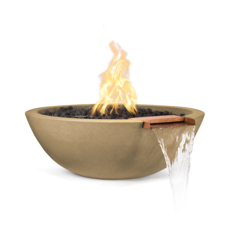 Load image into Gallery viewer, The Outdoor Plus Sedona Fire & Water Bowl – GFRC Concrete (27", 33")