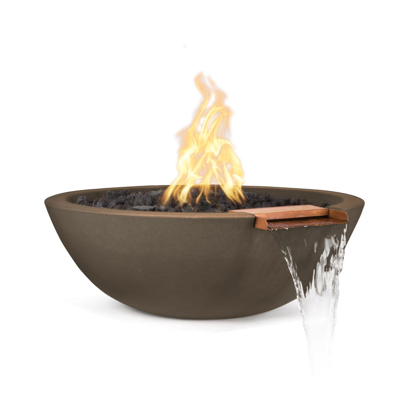 Load image into Gallery viewer, The Outdoor Plus Sedona Fire & Water Bowl – GFRC Concrete (27", 33")