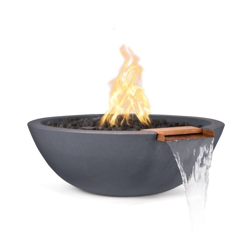 Load image into Gallery viewer, The Outdoor Plus Sedona Fire & Water Bowl – GFRC Concrete (27", 33")