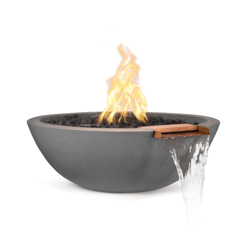 Load image into Gallery viewer, The Outdoor Plus Sedona Fire & Water Bowl – GFRC Concrete (27", 33")