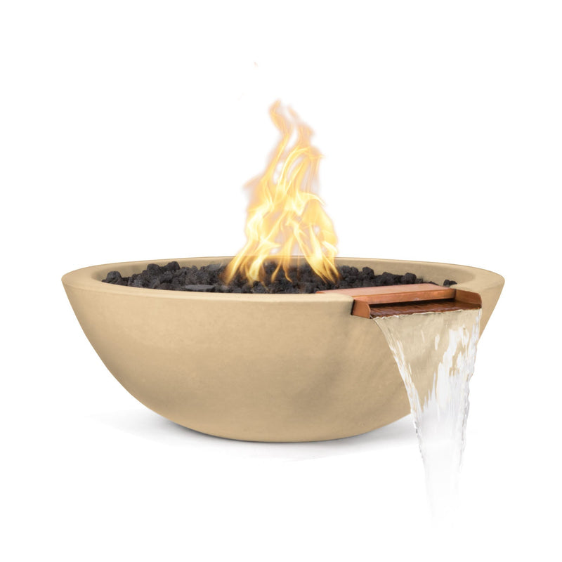 Load image into Gallery viewer, The Outdoor Plus Sedona Fire & Water Bowl – GFRC Concrete (27", 33")