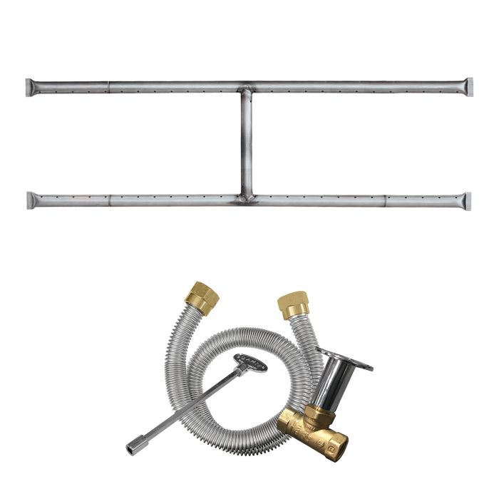 Load image into Gallery viewer, Firegear Stainless Steel Fire Pit H Burner Kit