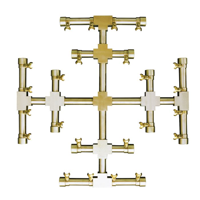 Load image into Gallery viewer, Firegear Pro Series Brass Gas Snowflake Burner