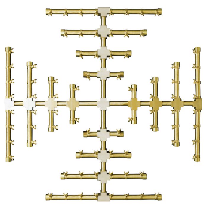 Load image into Gallery viewer, Firegear Pro Series Brass Gas Snowflake Burner