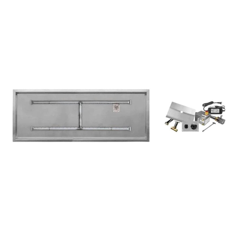 Load image into Gallery viewer, Firegear Stainless Steel Linear Drop-In Pan H Burner Gas Fire Pit Kit