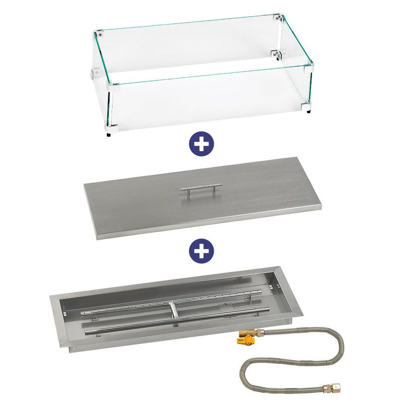 Load image into Gallery viewer, Rectangular Drop-In Pan with Match Light Kit - Bundle