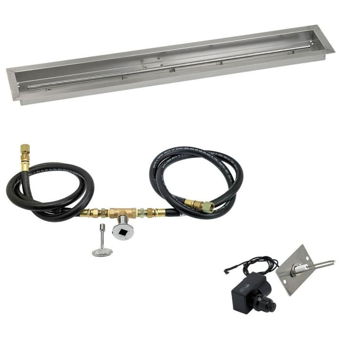 Load image into Gallery viewer, Linear Stainless Steel Drop-In Pan with Spark Ignition Kit