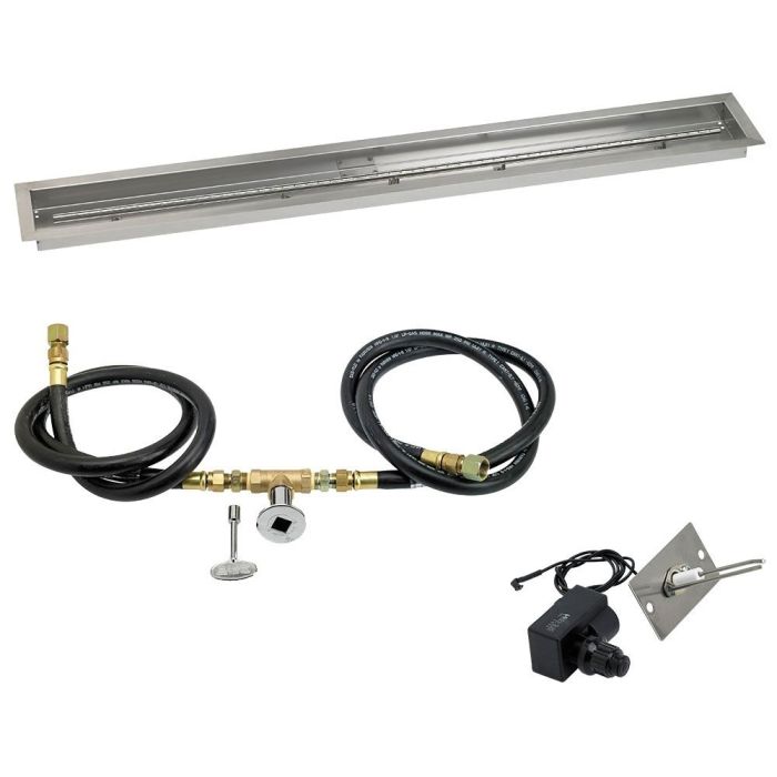 Load image into Gallery viewer, Linear Stainless Steel Drop-In Pan with Spark Ignition Kit