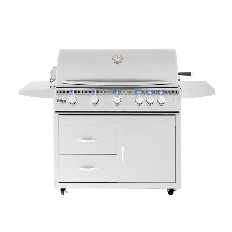 Load image into Gallery viewer, Summerset Grills Double Drawer Heavy Duty Caster Deluxe Cart