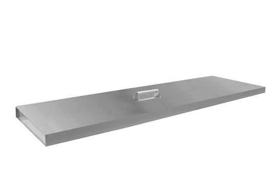 Firegear Linear H Burner Stainless Steel Fire Pit Lid With Brushed Finish 74-3/4" L x 8-3/4" W x 2-7/8" H LID-LOF7206