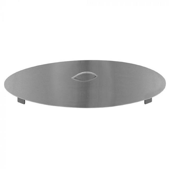 Firegear Heavy Duty Durable Round 304 Stainless Steel Burner Fire Pit Lid With Brushed Finish