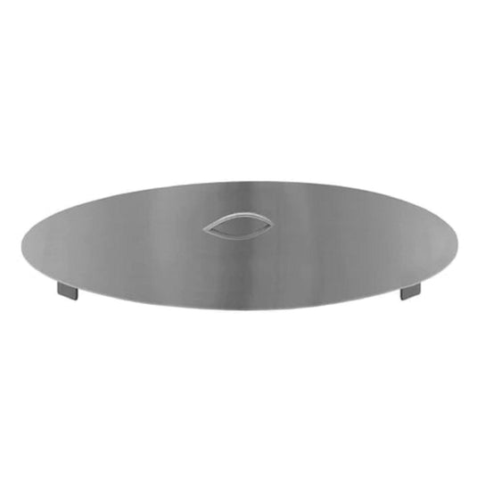 Firegear Sleek And Round Flat 304 Stainless Steel Fire Pit Lid With Handle