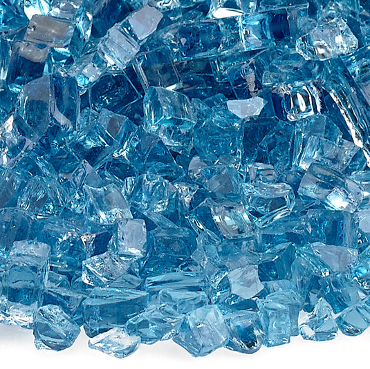 1/4" Pacific Blue Fire Glass