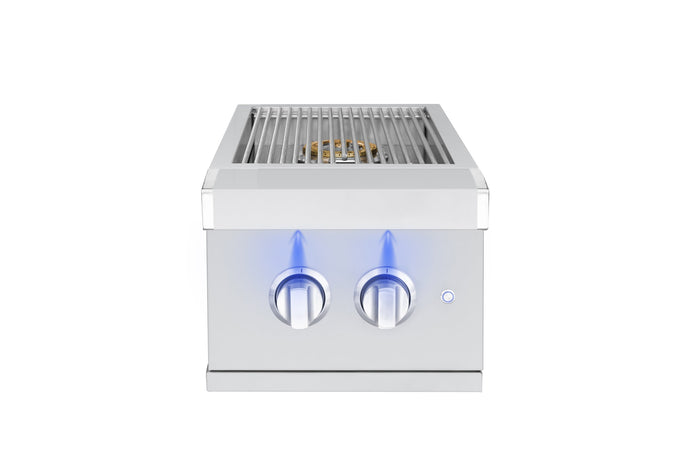 American Made Grills Atlas Stainless Steel Double Side Burner - Natural Gas