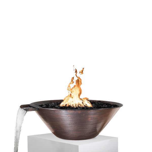 Remi Copper Fire & Water Bowl