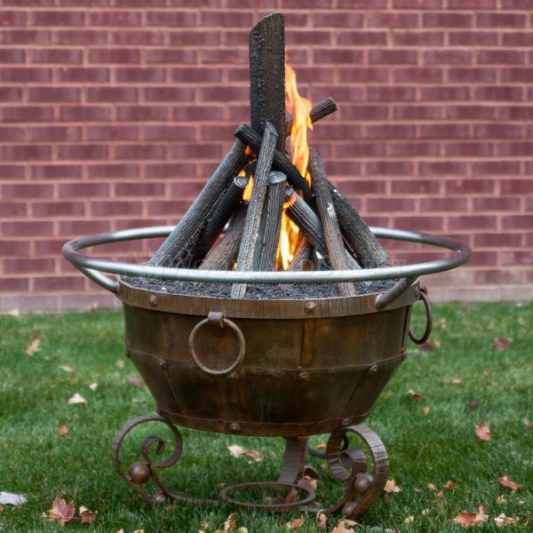 Round Mill Natural Gas Fire Pit - 36