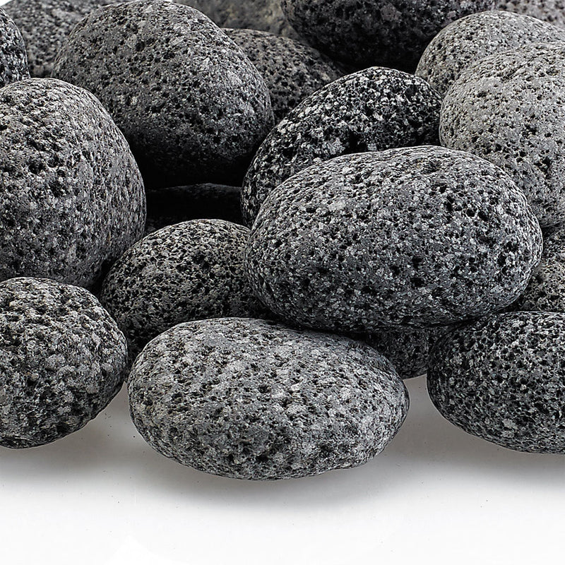 Load image into Gallery viewer, Small Gray Lava Stone (1/2&quot; - 1&quot;) 20 lb Bag
