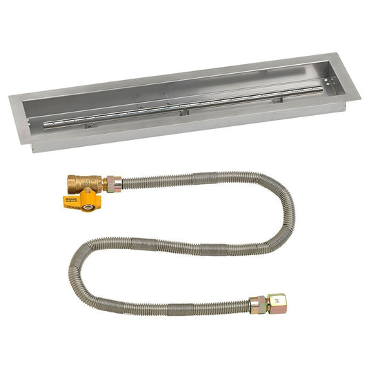 30"x 6" Linear Drop-In Pan with Match Light Kit - Natural Gas
