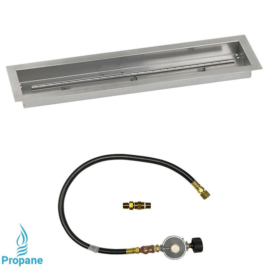 30"x 6" Linear Drop-In Pan with Match Light Kit - Propane