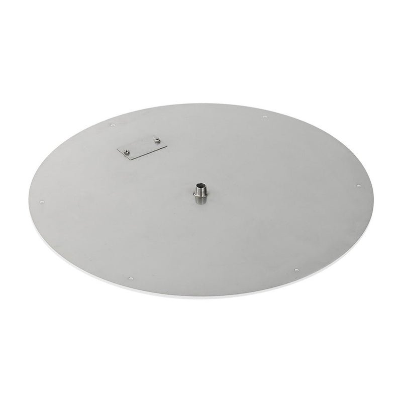 Load image into Gallery viewer, 24&quot; Round Stainless Steel Flat Pan With 18&quot; Fire Ring

