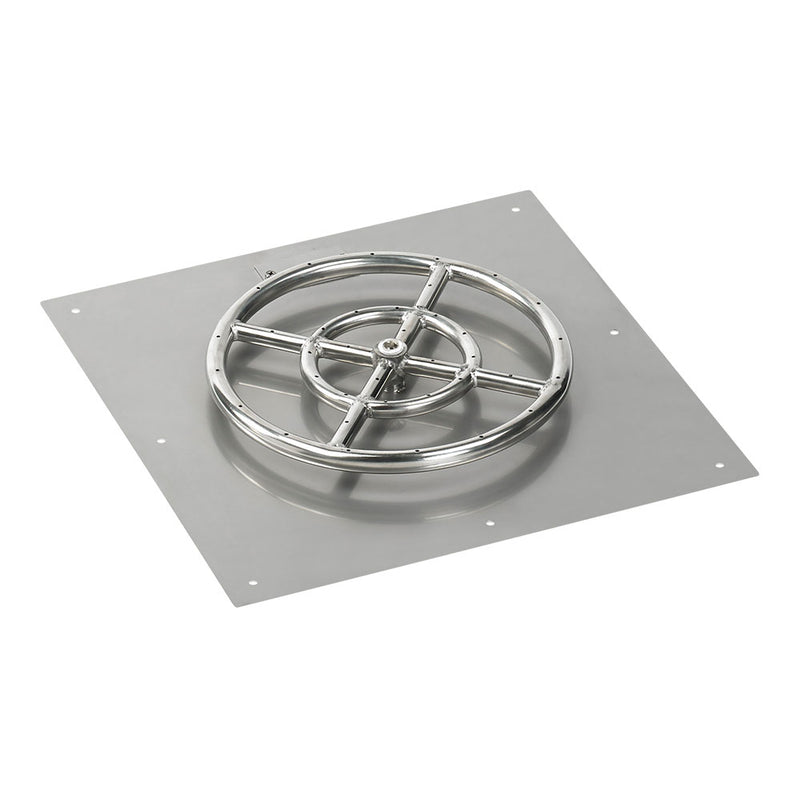 Load image into Gallery viewer, 18&quot; Square Flat Pan with Match Light Kit (12&quot; Ring) - Natural Gas
