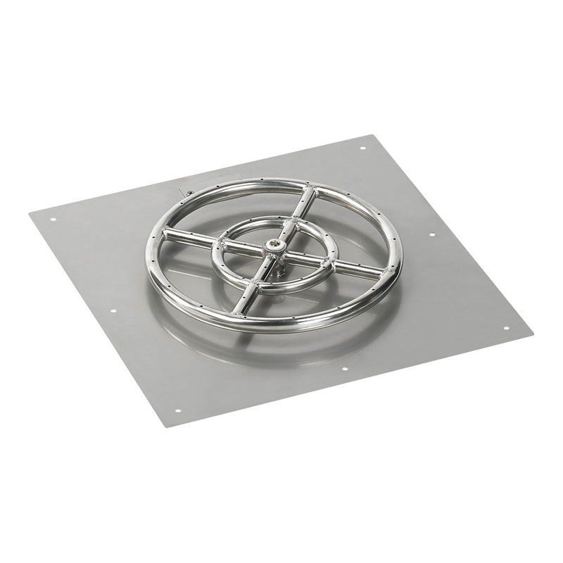 Load image into Gallery viewer, 18&quot; Square Flat Pan with Match Light Kit (12&quot; Ring) - Propane
